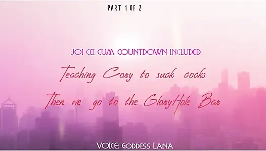 Sadece ses - Cory'ye yarak emmeyi öğretiyor ve sonra delikten çıkıyoruz bölüm 1