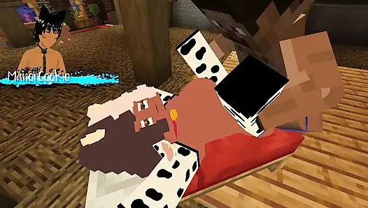 Minecraft Sexcraft The Jenny Mod  - Seeing what Cassie has to offer with her massive tits