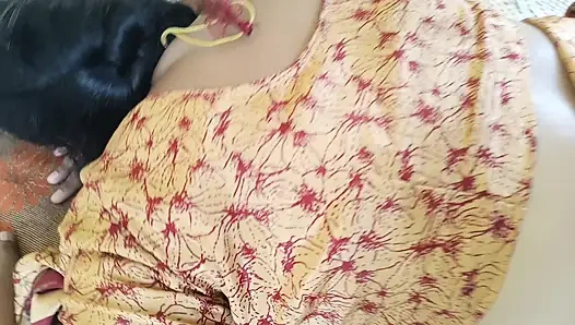 Red color saree cheating Housewife 2