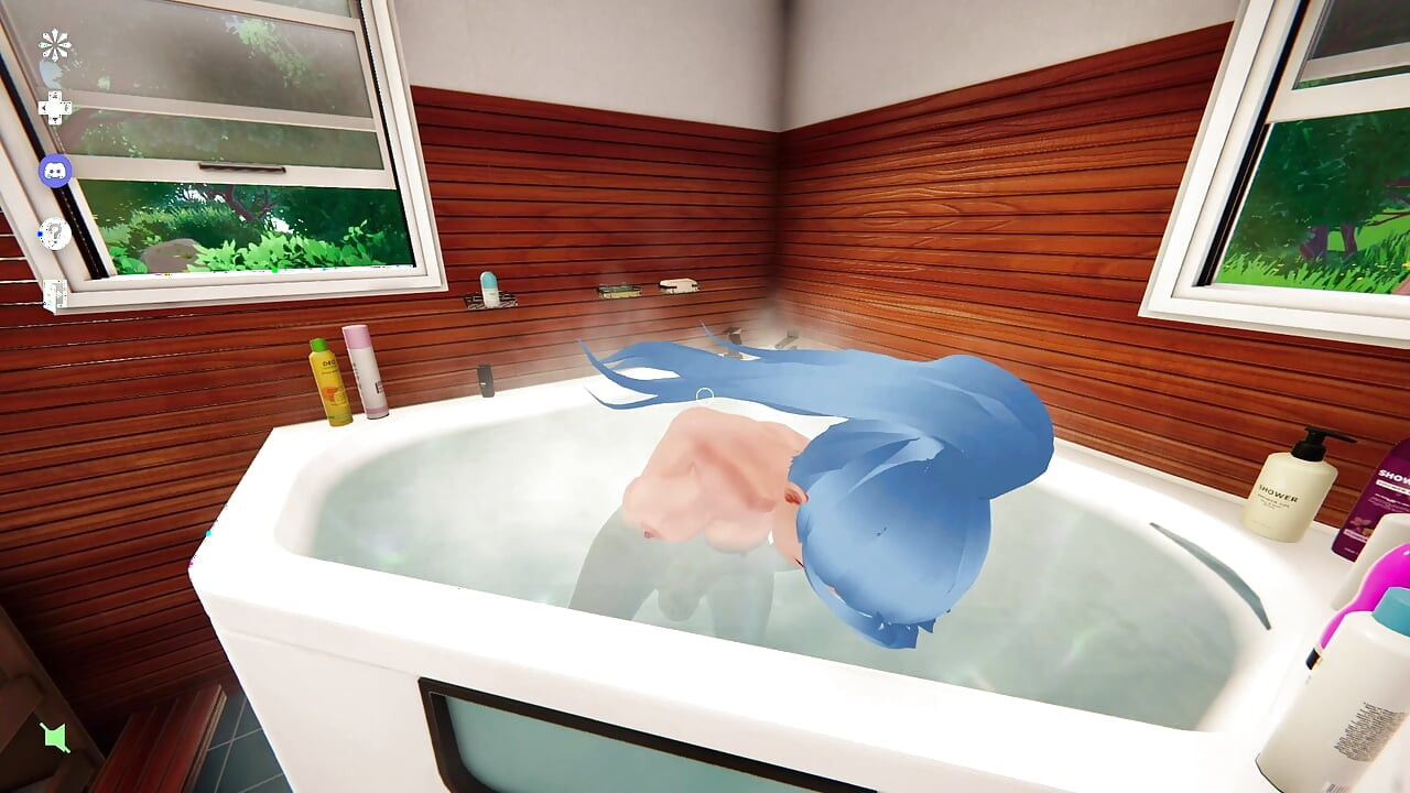 My Busty Hot Roommate Taking a Shower - My Bath Tub Companion - Gameplay