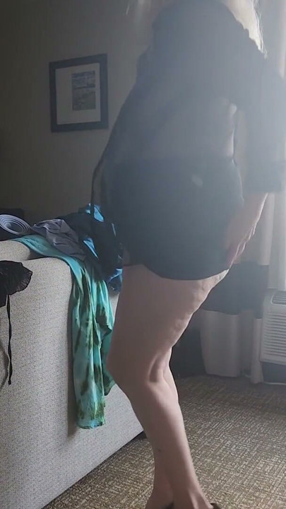 Hot MIlF BBW Doesn't Realize Her Grande Stepson Is Filming Her! | Clip 3