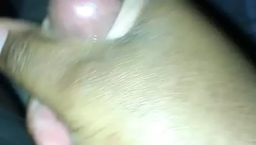 Geç gece okşayarak (hiç cum)