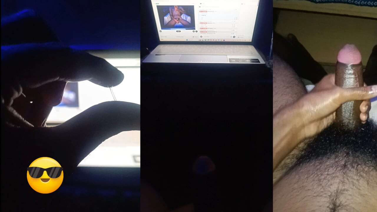 During stripchat live, precum, masturbation...