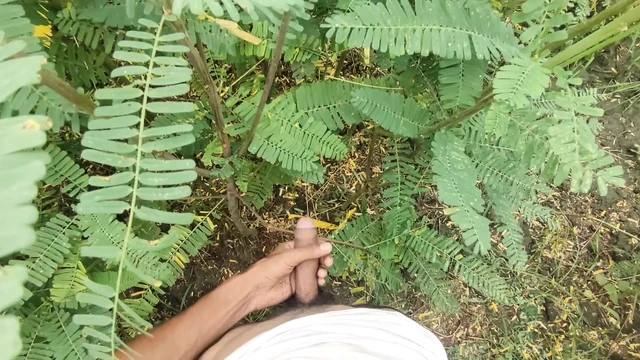 Horny Boy Masturbation in Outdoor and Cumshot