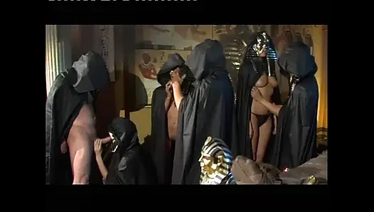 Young Pharaoh Sluts Ass Fucked and Cummed in Mouth in Orgy with Big Cocks