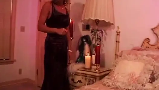 Seductive Blonde MILF Indulges in Hot Wax Fetish