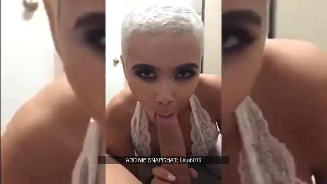 Facial POV Blowjob White Body suit