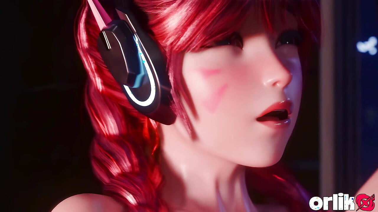 Horny D.va Fucks in the Washroom - Overwatch 3D Animation