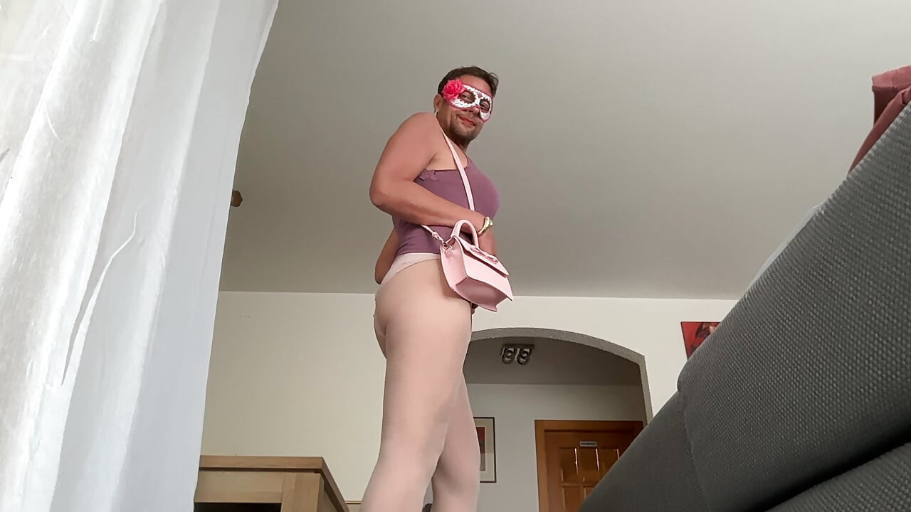 กางเกงในน่ารัก Femboy Xunami โคลสอัพตูด