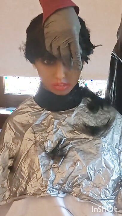 Julia the ebony sexdoll fresh shave