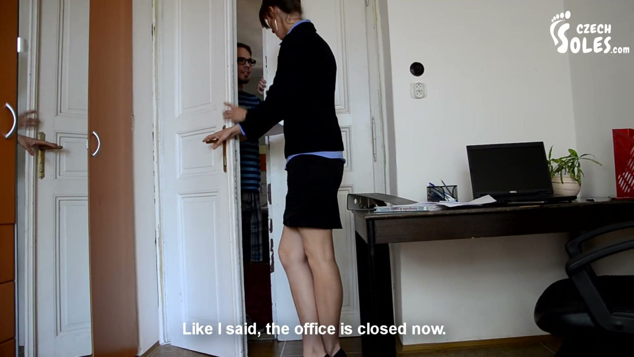 Kiss my feet or leave the office