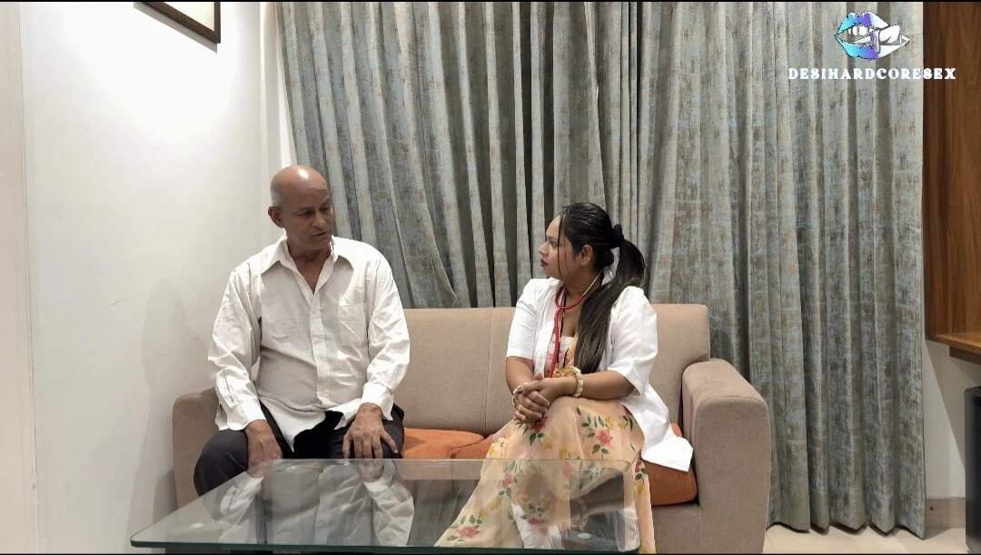 Doctor Aksha had sex while treating an elderly patient.