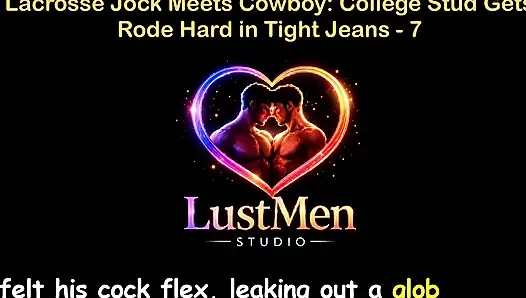 English Audio Gay Sex Story - Lacrosse Jock Meets Cowboy College Stud Gets Rode Hard in Tight Jeans - Part 7