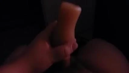 Me playing with my new toy