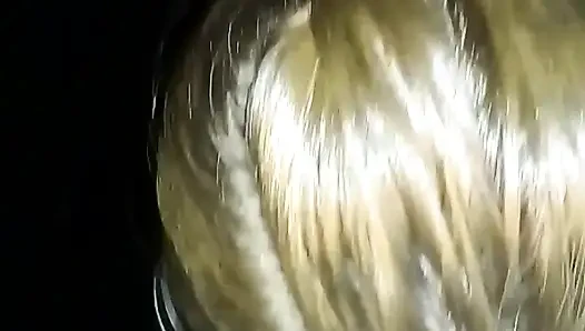 Pov - cewek hot rambut pirang lagi asik nyepong kontolku dan kami ngentot gaya doggy habis-habisan