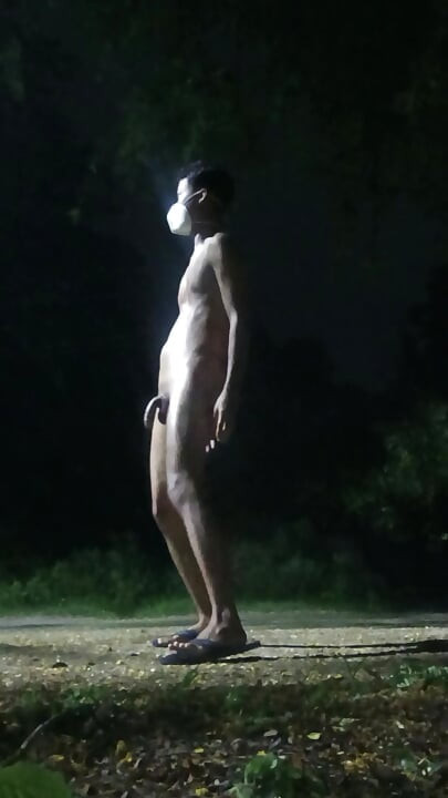 In the middle of the night I took off my clothes and had sex