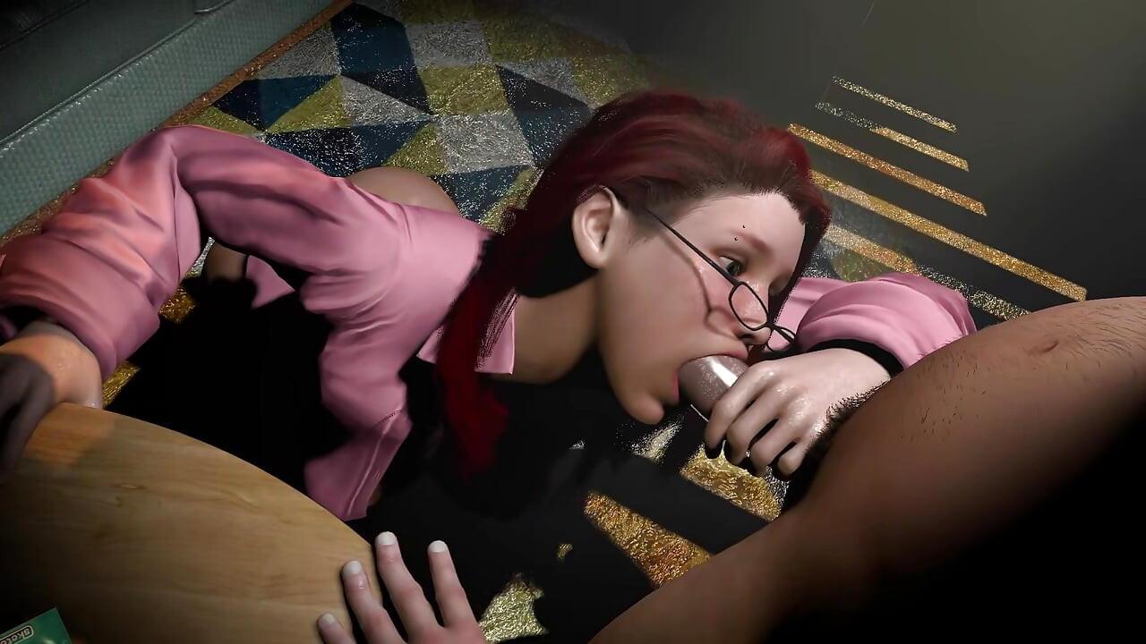 Séance de baise intense avec la rousse sexy - fin de l’éjaculation
