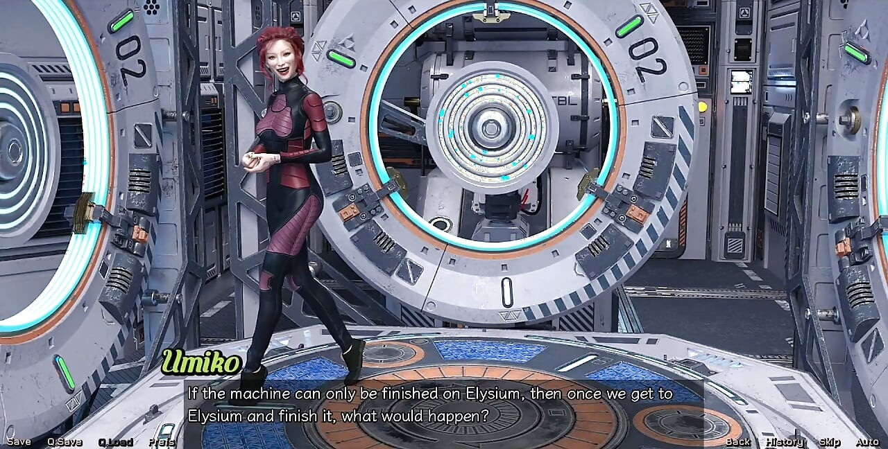 Stranded in Space - Holding Hands with Asian Scientist MILF