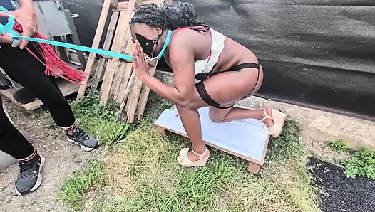 Spanking and Domination for a Submissive Black Woman