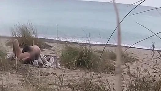 French Teacher Slut Blowjob Amateur on Nude Beach Front Stranger with Cumshot - Misscreamy