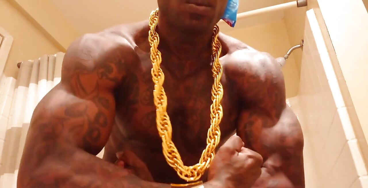 BBC Worship Hallelujah Johnson ( Christmas Party with Center Meat ) Tall Dark Chocolate Muscles Tattoos Hairy BBC Hallelujah