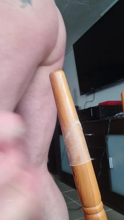 chair leg fuck my ass