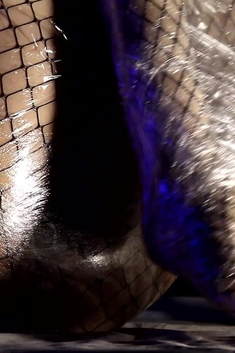 Bandaged Legs: Plastic Wrap Tease & Foot Fetish
