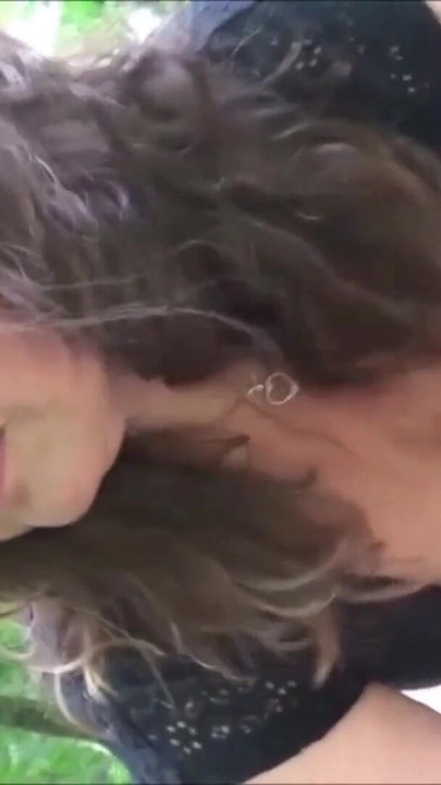 Powerful moment from "German Granny Seduce to Creampie Fuck Outdoor by Young Guy"