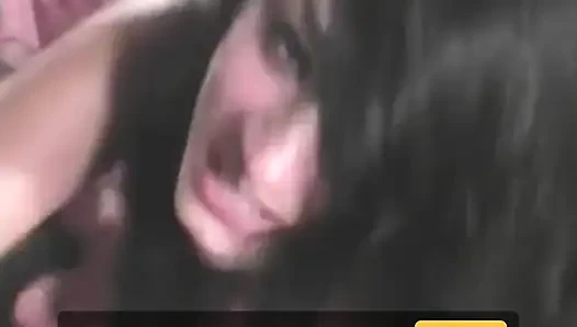 Asian hippy with short muff fucked from behind