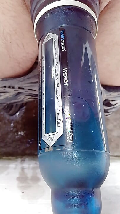 Summer training. Sex toys. Pumping dick.