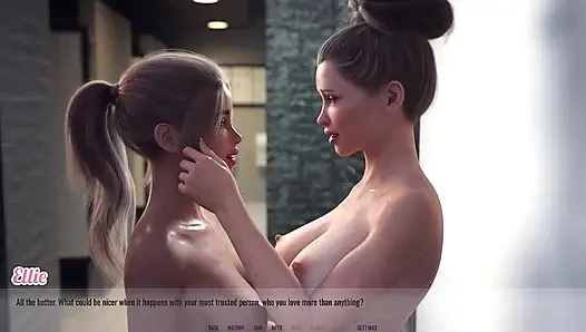 Awam 2 fyjo edition - ellie lagi asik jilat memek sophia pakai dildo ukuran XL