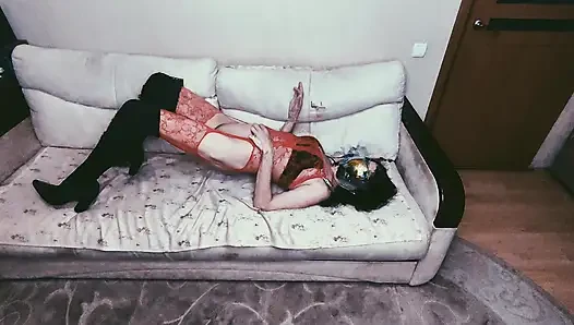 Couple filming video bespoke
