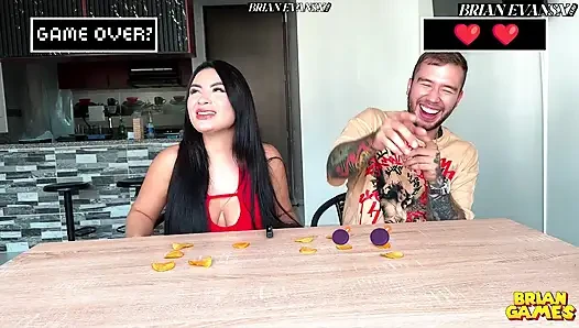 Petite busty Latina Alejandra Palacios has sex by losing a game with her round ass - Brian Evansx