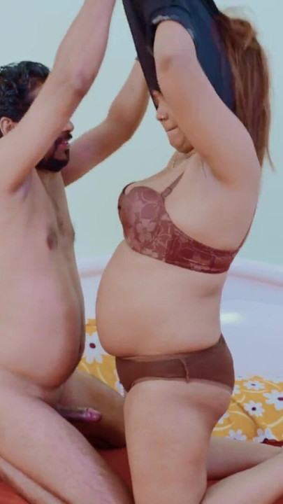Powerful moment from "Indian desi lovers start full hard Hindi sex video in diwali festival"