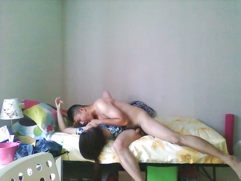 Submissive Teen Chinese Slut Sucks My Dick and Swallows My Cum