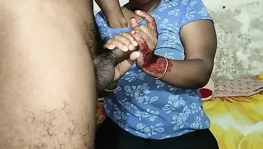 First, he made a mistake by licking his girlfriend's pussy like crazy.