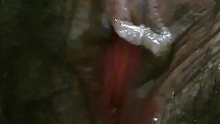 Indian sexy mom rub her hairy pussy hard fingering until cum juice with moan big boobs with big nipple