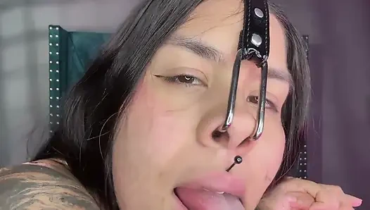 Oinks While She Lick