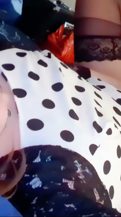 Princess Bunnie: Crossdresser MILF masturbating | Clip 1