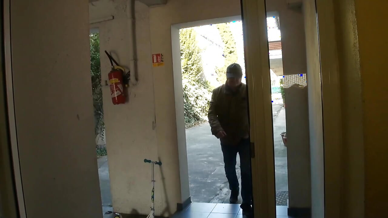 Classy milf Caroline Stines fucked by two guys