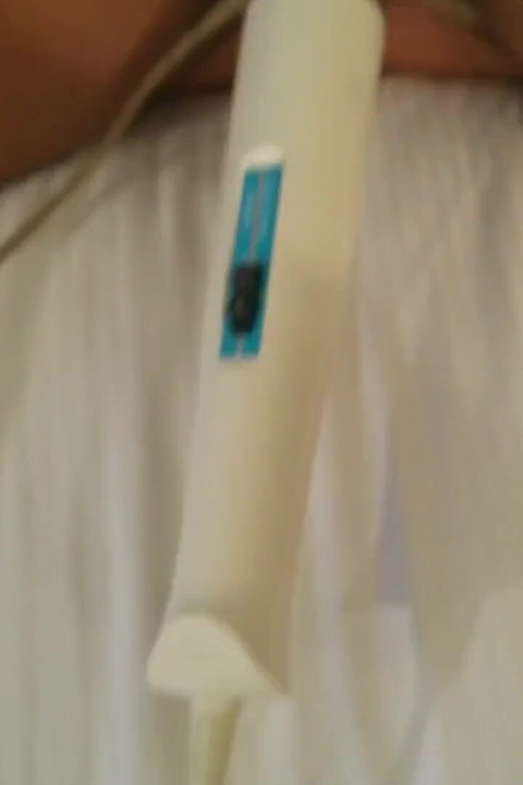 Hotel Bed Spread Eagle Dildo Fuck Orgasms