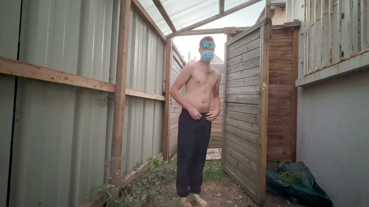 I undress completely