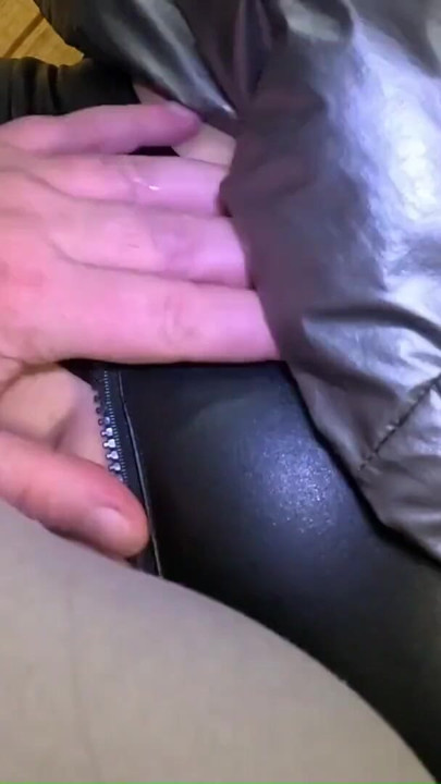 Leather Fetish Overload – 4 Cumshots on My Pants & Puffy Downjacket | Clip 1