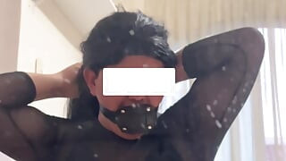 Testing my new dildo gag