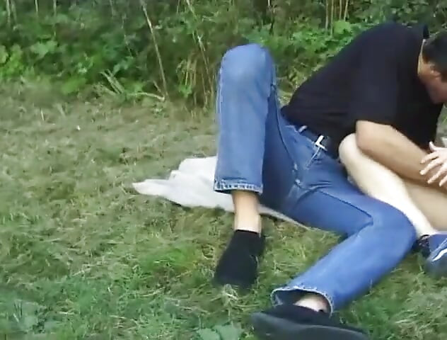 Outdoor and indoor fun for amateur couple