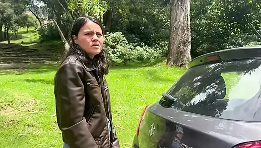 Lesbians Having Fun Outside
