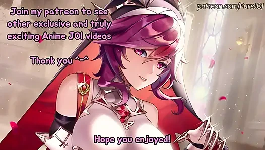 Rosaria from Genshin Impact makes your cock suffer (Edging JOI)