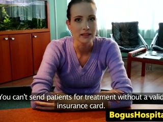 Rimmed euro bent over and fucked by doctor