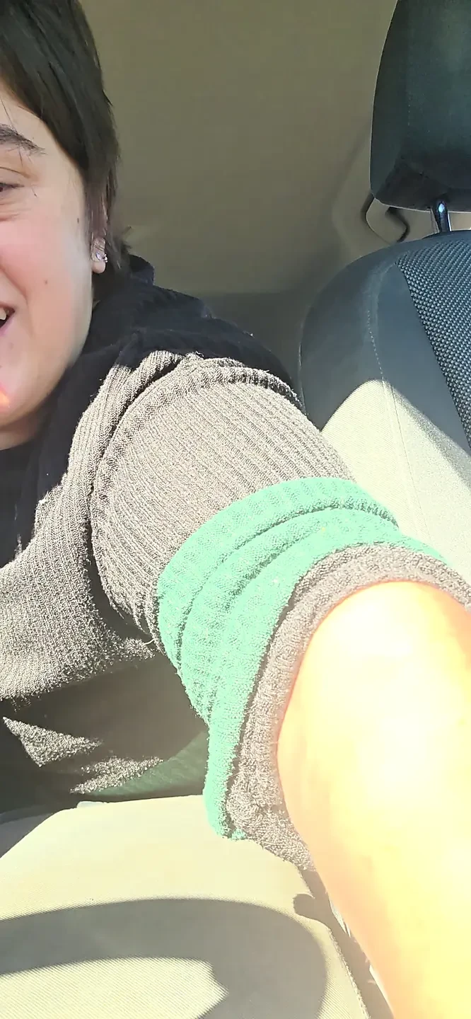 Mature sucking cock in the car