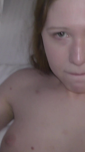 Emotional moment from "Red-haired milkmaid from the village and her first home video"